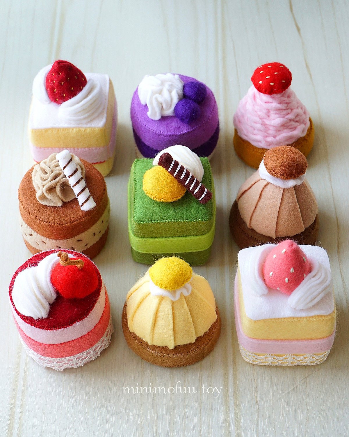 のんページ＊フェルトケーキ コチページ＊フェルトケーキ フェルトケーキセットA再販