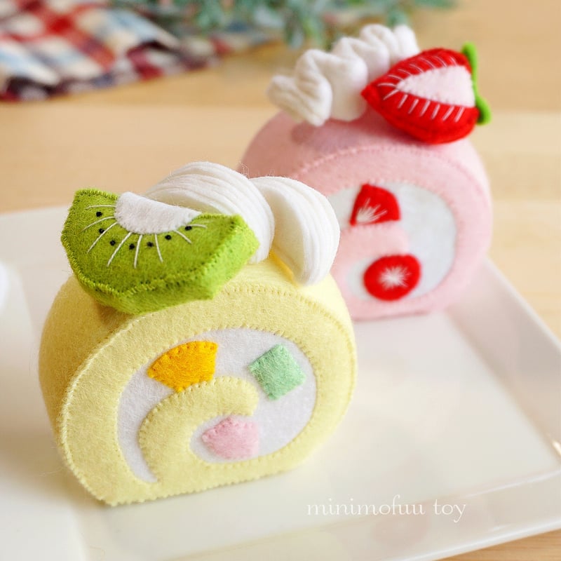 型紙レシピ】フェルトの洋菓子セット | minimofuu toy's shop