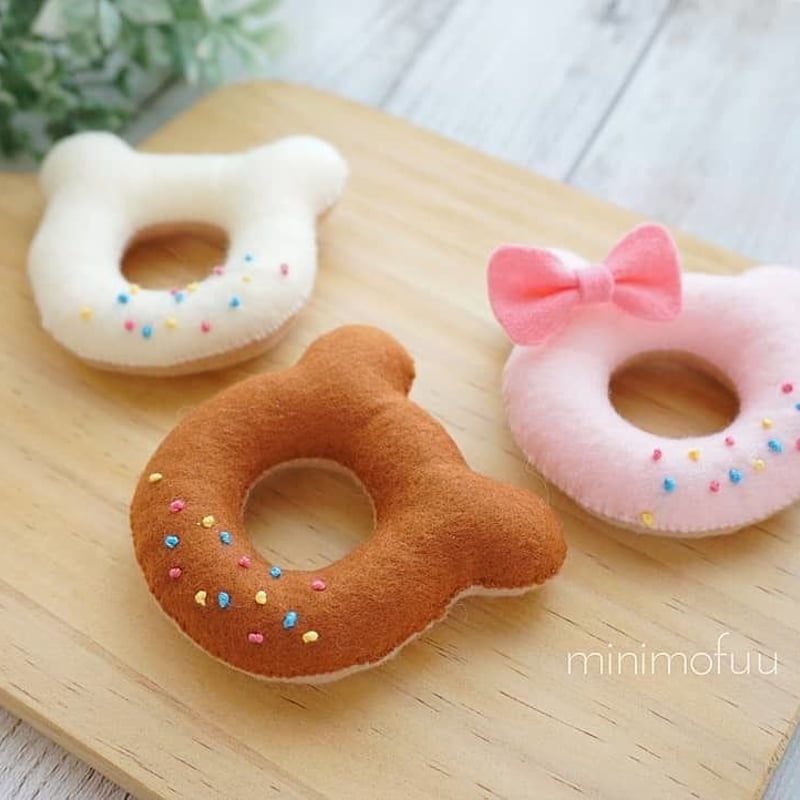 型紙レシピ】ドーナツセット | minimofuu toy's shop