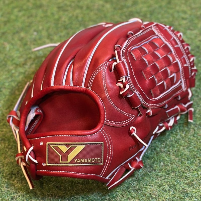 YAMAMOTO Pro Essential 硬式内野用 MK2 ボルドー×紐ボルドー