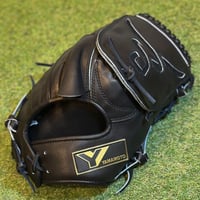 YAMAMOTO Pro Essential　硬式投手用　HP21  ブラック×紐ブラック×ステッチブラック　Yフラットウェブ