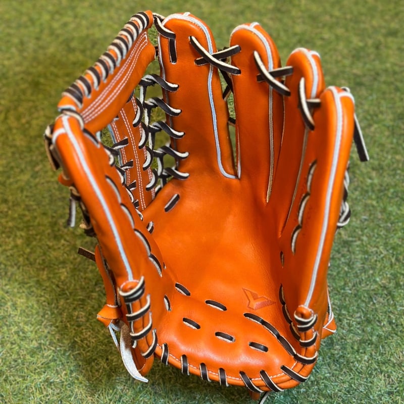 YAMAMOTO Pro Essential 硬式外野用 CG98 ブラウンオレンジ×紐