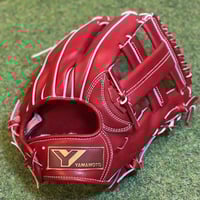 YAMAMOTO Pro Essential 硬式内野用 G6 ブラウンオレンジ×紐タン×ス