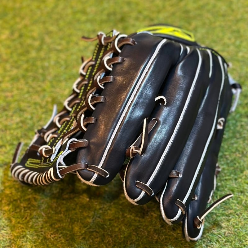 YAMAMOTO Pro Essential 硬式外野用 CG98 Yブラック×紐ブラウン×