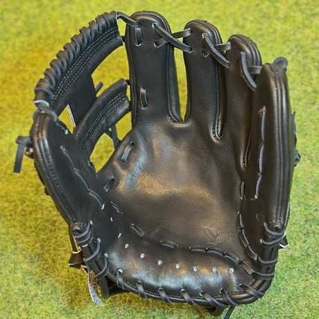 YAMAMOTO Pro Essential　硬式内野用　EA3  ブラック×紐ブラック×ステッチブラック　Hウェブ