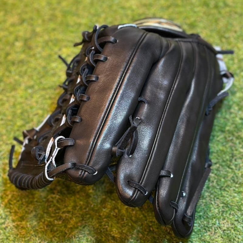 YAMAMOTO Pro Essential 硬式外野用 CG98 ブラック×紐ブラック×ス