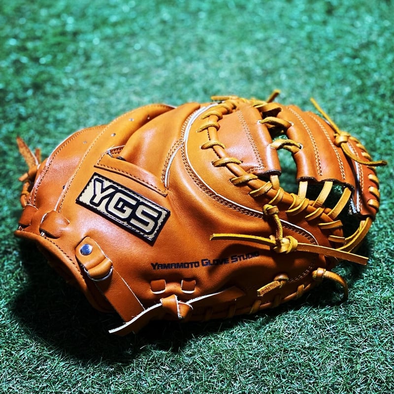 YGSプロライン 硬式キャッチャーミット 222V タン 型付け済み | 山本