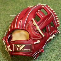 YAMAMOTO Pro Essential　硬式小指2本入れ専用内野用　H6 ブラック×紐ブラック×ステッチブラック　Hウェブ YAMAMOTO Pro Essential 硬式小指2本入れ専用内野用 H6 右投げ用 Y