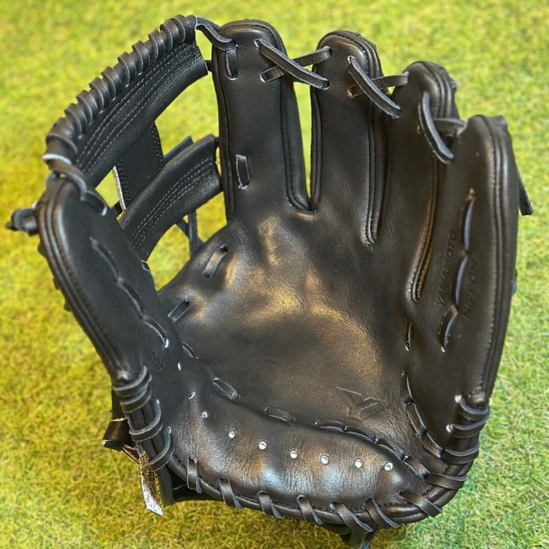 YAMAMOTO Pro Essential 硬式内野用 EA3 ブラック×紐ブラック×ステ