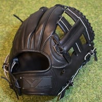 YAMAMOTO Pro Essential　硬式内野用　EA3  ブラック×紐ブラック×ステッチブラック　クロスウェブ