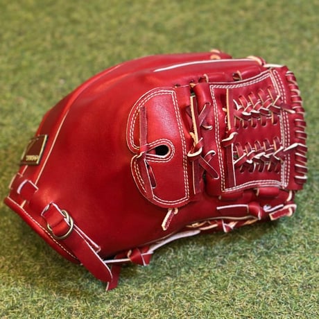 YAMAMOTO Pro Essential　硬式内野用　AR13  ボルドー×紐ボルドー×ステッチホワイト　ショックツーピースウェブ