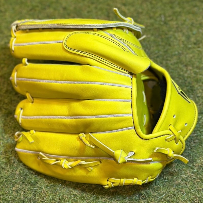 YAMAMOTO Pro Essential 硬式投手用 HP21 ネオンイエロー×紐ネオン