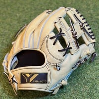 YAMAMOTO Pro Essential　硬式内野用　EA3  クリーム×紐ブラウン×ステッチブラウン　Hウェブ