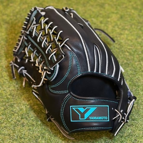 YAMAMOTO Pro Essential　硬式小指2本入れ専用内野用　H6 ブラック×紐ブラック×ステッチブラック　Hウェブ YAMAMOTO Pro Essential 硬式小指2本入れ専用内野用 H6 右投げ用 Y