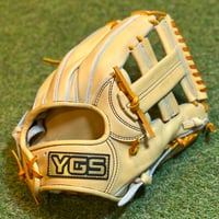 YGSプロライン　硬式内野用　EA3 ダークグリーン YGSプロライン 硬式内野用 EA3 ブラック×紐タン×ステッチ