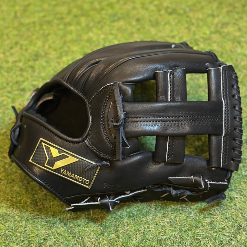 YAMAMOTO Pro Essential 硬式内野用 EA3 ブラック×紐ブラック×ステ