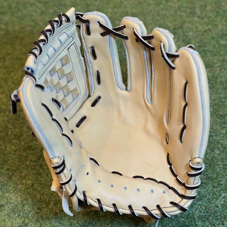 YAMAMOTO Pro Essential　硬式内野用　EA3  クリーム×紐ブラウン×ステッチブラウン　バスケットウェブ