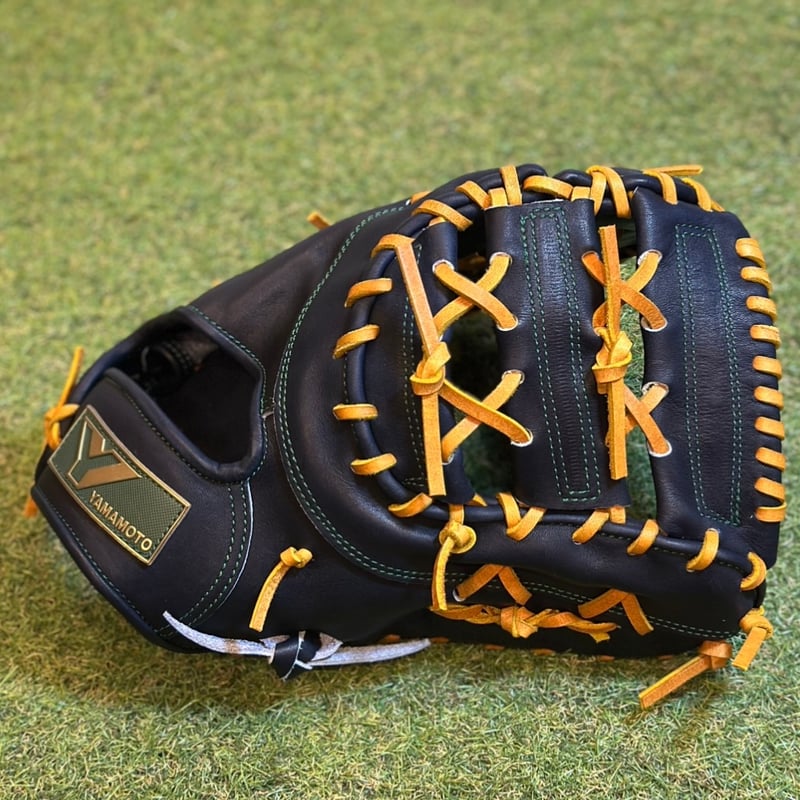 YAMAMOTO Pro Essential ファーストミット 32F Yブラック×紐タン×