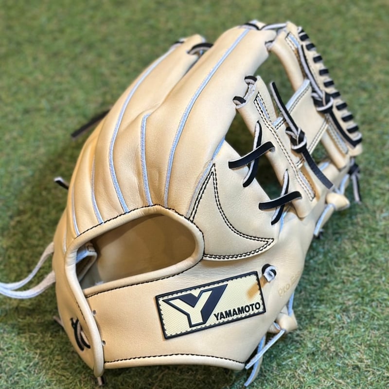 YAMAMOTO Pro Essential 硬式内野手用 YAMAMOTO Pro Essential 硬式小指2本入れ専用内野用 H6 クリーム