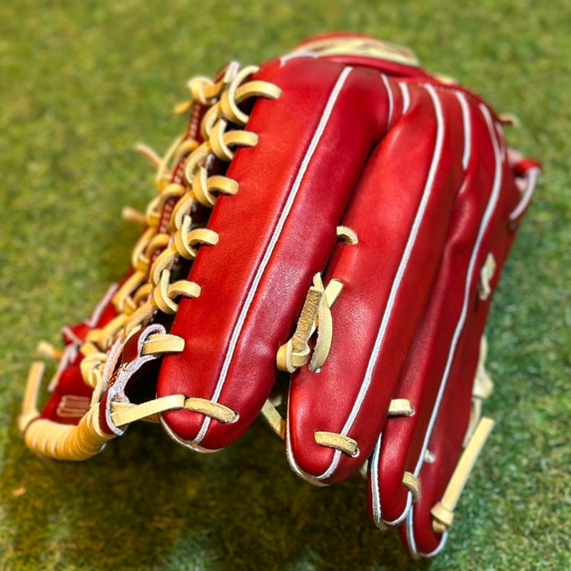 YAMAMOTO Pro Essential 硬式外野用 CG98 ボルドー×紐クリーム×ス