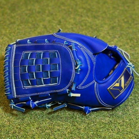 YAMAMOTO Pro Essential　硬式投手用　HP21  ロイヤルブルー×紐ブルー×ステッチホワイト　バスケットウェブ　ミット用皮革使用　左投げ