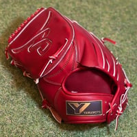YAMAMOTO Pro Essential　硬式投手用　HP21  ボルドー×紐ボルドー×ステッチブラウン　Yフラットウェブ  左投げ
