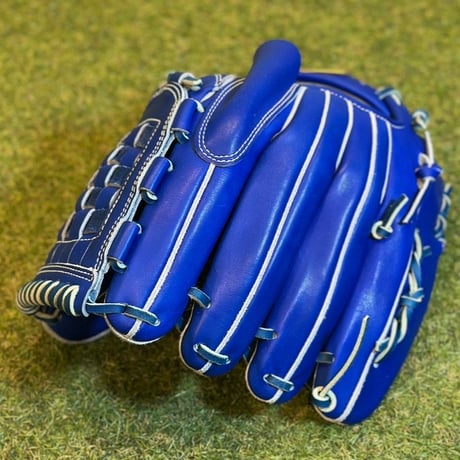 YAMAMOTO Pro Essential　硬式投手用　HP21  ロイヤルブルー×紐ブルー×ステッチホワイト　バスケットウェブ　ミット用皮革使用