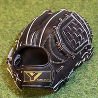 YAMAMOTO Pro Essential　硬式内野用　EA3  ダークブラウン×紐ブラウン×ステッチホワイト　バスケットウェブ