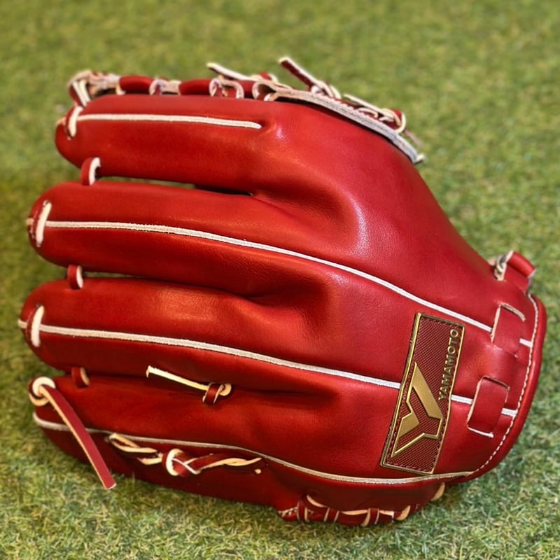 YAMAMOTO Pro Essential 硬式内野用 AR13 ボルドー×紐ボルドー×ス