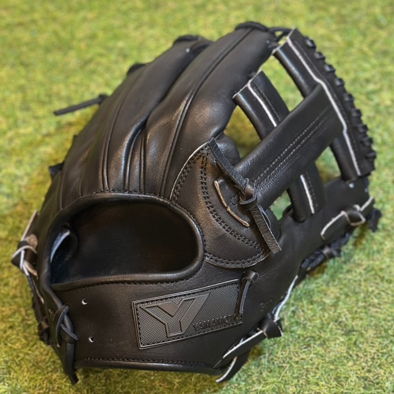 YAMAMOTO Pro Essential 硬式内野用 EA3 ブラック×紐ブラック×ステ