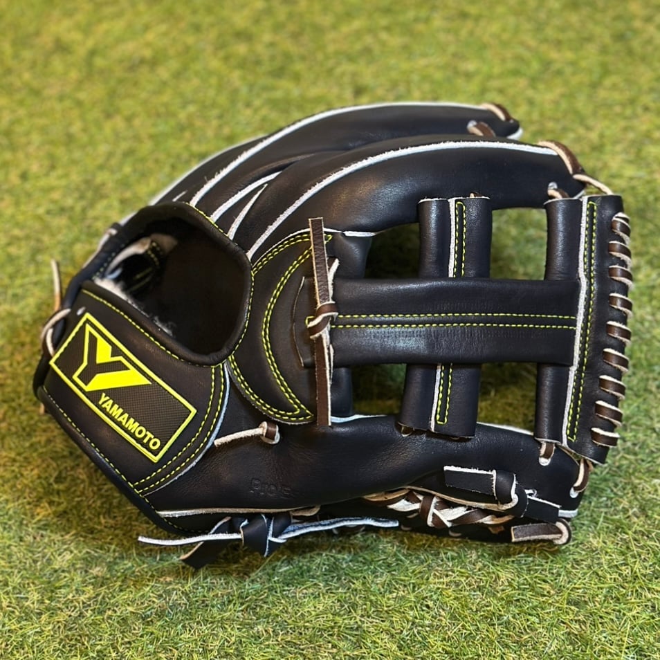 YAMAMOTO Pro Essential 硬式内野用 EA3 Yブラック×紐ブラウン×ス