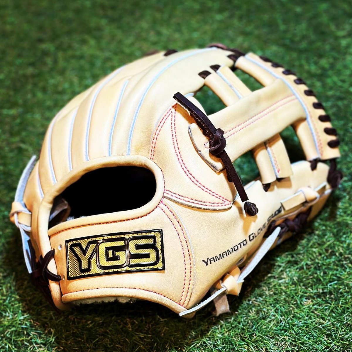 YGSプロライン 硬式内野用 CK33 クリーム×ブラウン クロスウェブ YGSプロライン 硬式内野用 CK33 クリーム×ブラウン クロスウェブ