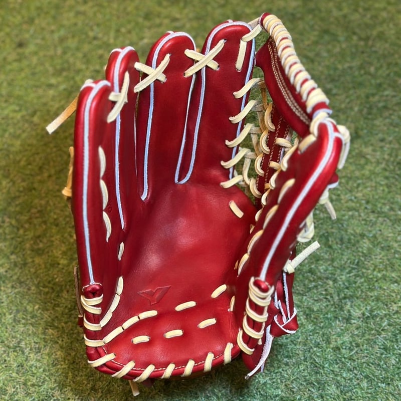 YAMAMOTO Pro Essential 硬式外野用 CG98 ボルドー×紐クリーム×ス