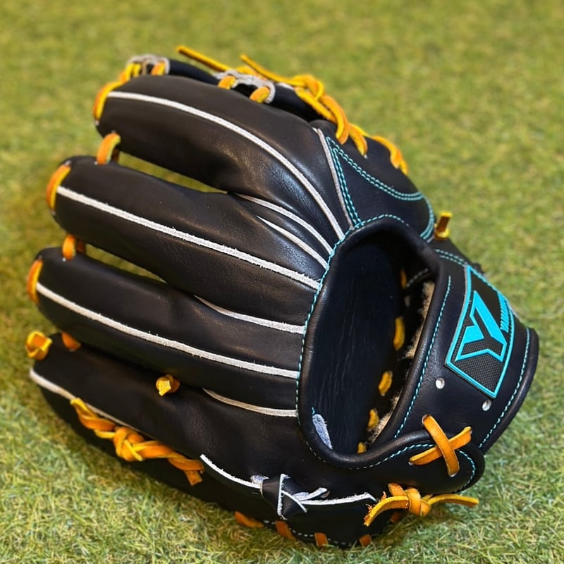 YAMAMOTO Pro Essential 硬式内野用 EA3 Yブラック×紐タン×ステッ