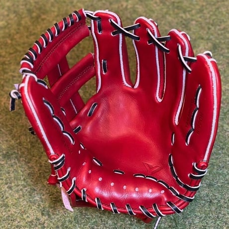 YAMAMOTO Pro Essential　硬式内野用　EA3  ボルドー×紐ブラック×ステッチブラック　クロスウェブ