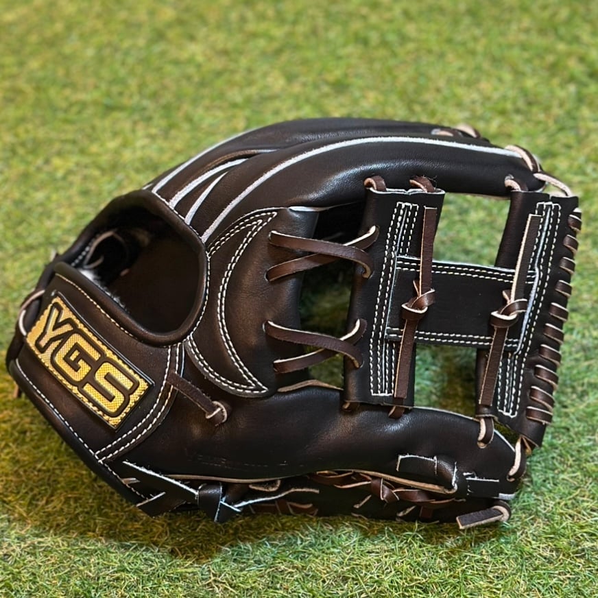 Mizuno Pro - 超限定品 未使用 YGS 硬式 内野手EA3 ART プロライン ジュテルレザー YGSプロライン 硬式内野用 EA3 ブラック×紐ブラウン×ステッチ