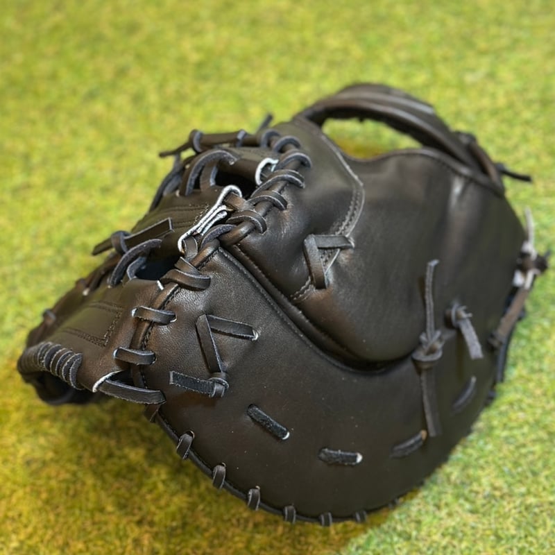 YAMAMOTO Pro Essential ファーストミット 32F ブラック×紐ブラック