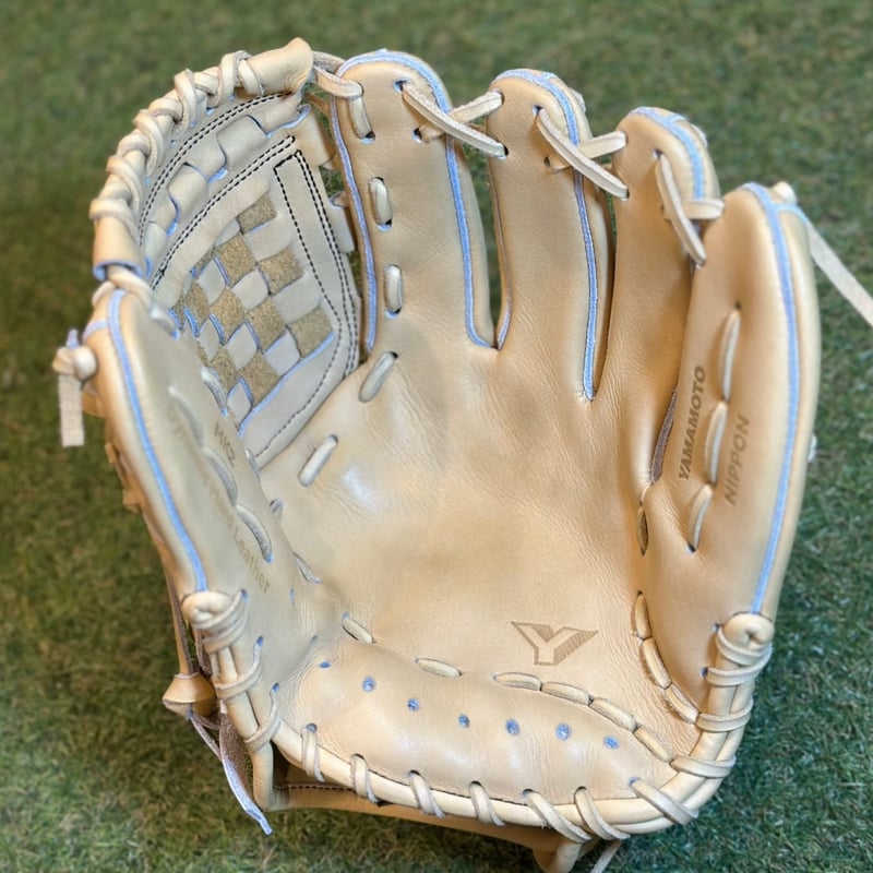 YAMAMOTO Pro Essential 硬式内野用 MK2 クリーム×紐クリーム