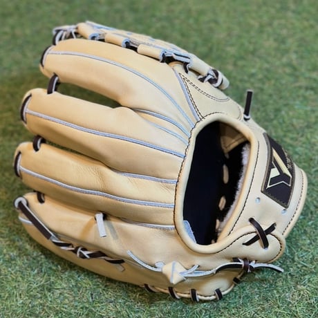 YAMAMOTO Pro Essential　硬式内野用　EA3  クリーム×紐ブラウン×ステッチブラウン　バスケットウェブ