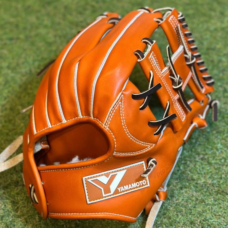 YAMAMOTO Pro Essential 硬式小指2本入れ専用内野用 H6 ブラウン
