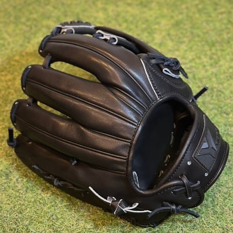 YAMAMOTO Pro Essential　硬式内野用　EA3  ブラック×紐ブラック×ステッチブラック　クロスウェブ