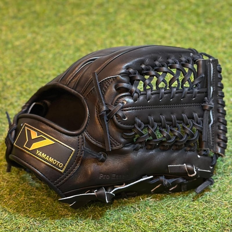 YGS 硬式内野用 MK2 ブラック×紐ブラック×ステッチブラック