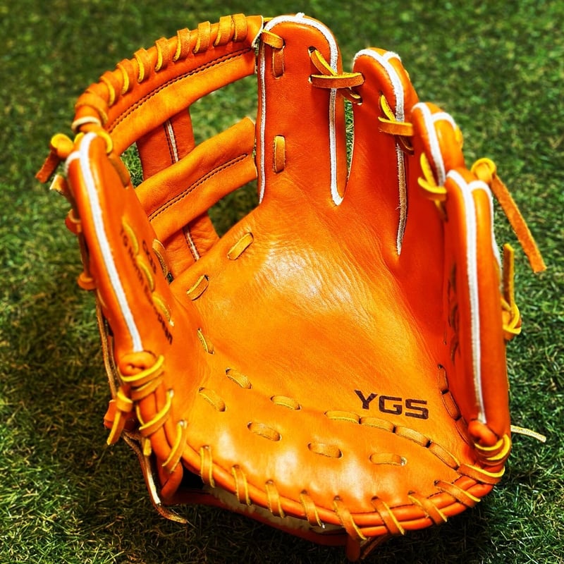 YGSプロライン 硬式内野用 CK33 オレンジ×タン クロスウェブ YGSプロライン 硬式内野用 CK33 オレンジ×タン クロスウェブ