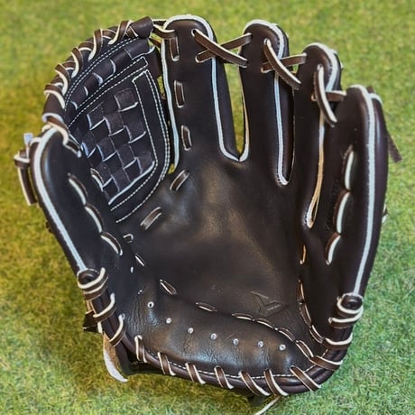 YAMAMOTO Pro Essential　硬式内野用　EA3  ダークブラウン×紐ブラウン×ステッチホワイト　バスケットウェブ