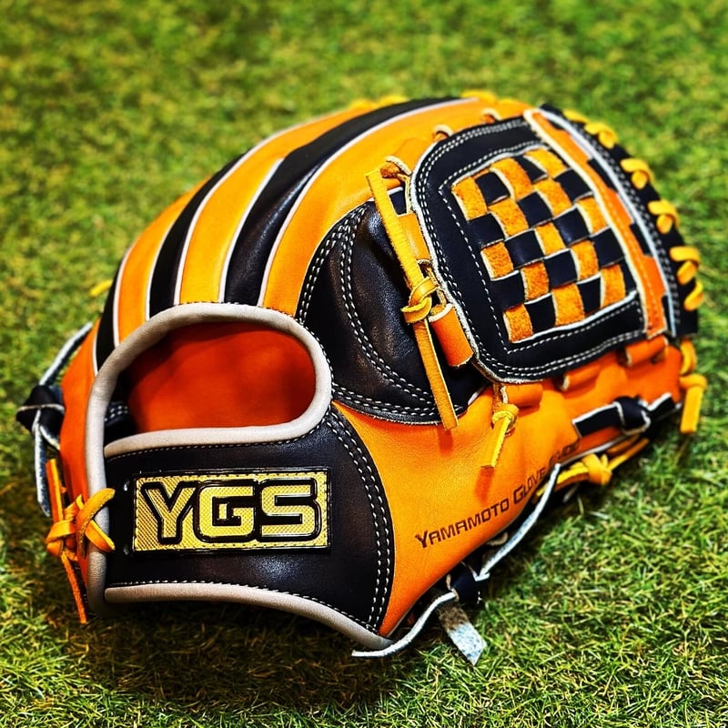YGSプロライン 硬式内野用 G6S オレンジ×Yブラック×グレー バスケット