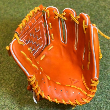 YAMAMOTO Pro Essential　硬式内野用　EA3  ブラウンオレンジ×紐タン×ステッチホワイト　バスケットウェブ