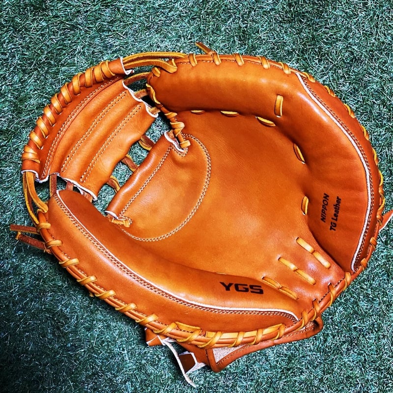 YGSプロライン 硬式キャッチャーミット 222V タン 型付け済み | 山本