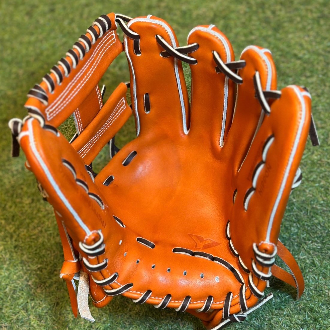 YAMAMOTO Pro Essential 硬式小指2本入れ専用内野用 H6 ブラウンオレ