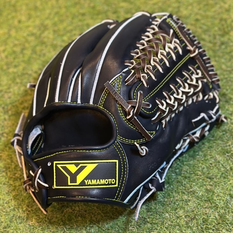YAMAMOTO Pro Essential 硬式内野用 EA3 Yブラック×紐ブラウン×ス