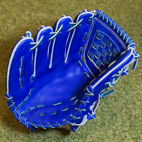 YAMAMOTO Pro Essential　硬式投手用　HP21  ロイヤルブルー×紐ブルー×ステッチホワイト　バスケットウェブ　ミット用皮革使用　左投げ